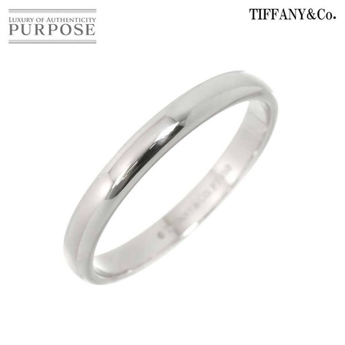 Tiffany&Co. #8.75 Forever Ring Width 3mm Pt Platinum Ring Forever Ring 9
