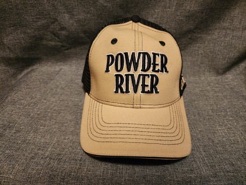 LI NING Men's Viagear Powder River Boot Camp Tan Black Mesh Back Trucker Hat