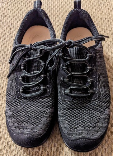 ORTHOFEET Size 6.5   Medium Orth O Feet Black Sneakers   EUC