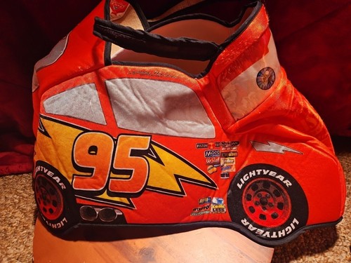 ALEXANDER MCQUEEN Costume Saetta McQueen Cars Halloween 3D cavalcabile lungo taglia 1 bambino