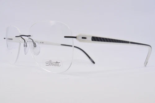 Silhouette Eyeglasses 5418 40 6055 White Size, 54 17 140