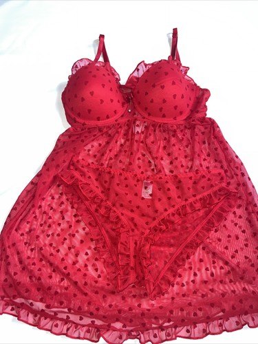 Abito donna rosso San Valentino (2 pezzi)