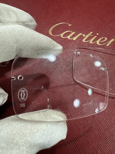 CARTIER GLASSES Cartier Original Rimless Lens CT02870 009 adjust lenses 56 signature C glasses