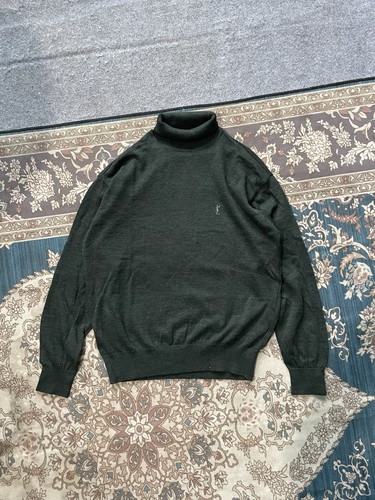 SAINT LAURENT (YSL) Maglione girocollo vintage Yves Saint Laurent YSL in maglia