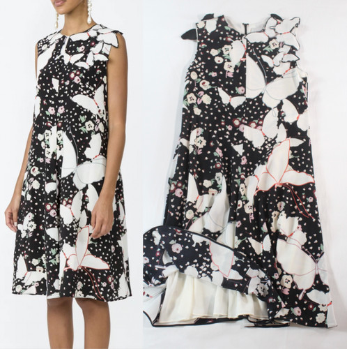 VALENTINO   ABITO STAMPA "POP BUTTERFLIES" $3.290 (FARFALLE ORIGAMI!!) 10