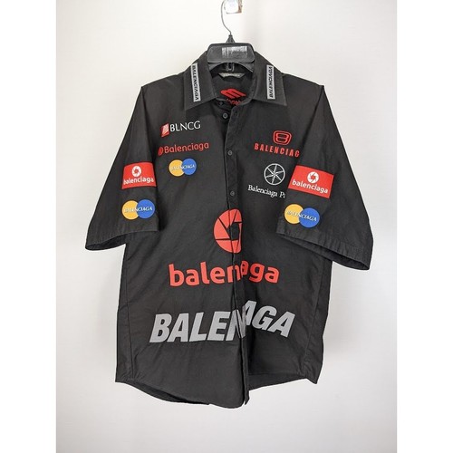 Maglia Balenciaga Top League nera nuova con etichetta 1
