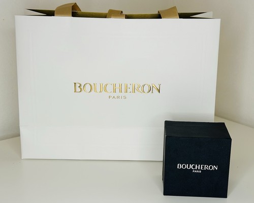 BOUCHERON Paris Anello Scatola E Sacchetto Confezione Gioielli Perfetto Per Regali O Conservazione