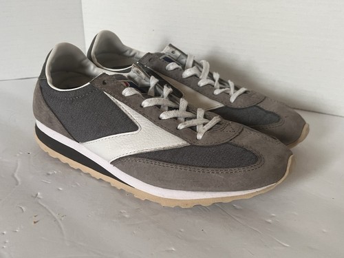 BROOKS HERITAGE Brooks Vanguard Heritage Sneakers Retro Grey Shoes women’s 7 US