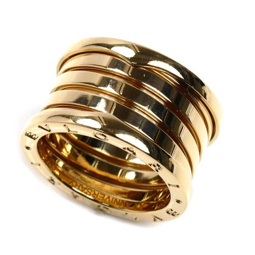 BVLGARI B.ZERO1 5 Bands 20th Anniversary Ring K18YG US#7.5~8 P0035717