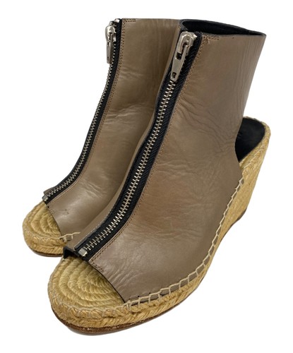 Celine sandali espadrillas donna suola zeppa colore beige taglia 36