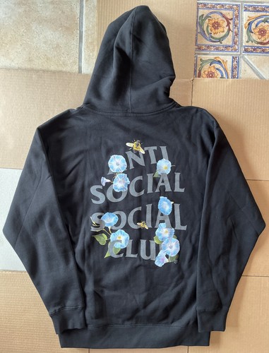 Anti Social Social Club Apis Mellifera Zip Up Hoodie Large 10 Year Black ASSC