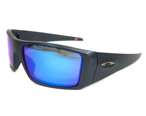 Occhiali da Sole Oakley Heliostat OO9231 1361 Montatura Acciaio Blu Prizm Zaffiro