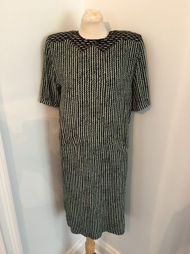 Abito vintage anni '70 FENDI 365 Italia in seta taglia 46 grande ottime condizioni raro