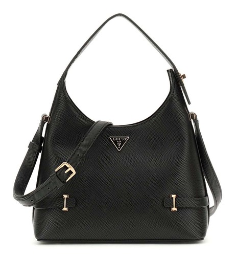 Borsa a tracolla Guess Rosalba Hobo Crossbody Bag S borsa nera nuova
