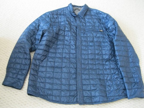 The North Face Reyes ThermoBall Insulated Button Shirt Jacket Blue Men XL C916