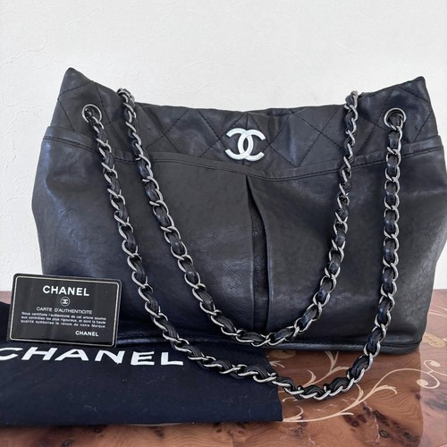 Chanel Chain Shoulder Bag Black Purchased At Ginza Boutique