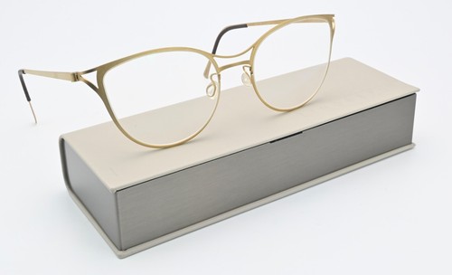 Lindberg Glasses Frame 9605 Col G1 Strip Titanium Satin G Cat Eye Panto Light