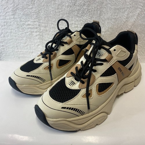 Steve Madden Cardinal Clydie Chunky Sneakers Donna US 9M Possession Nero Marrone
