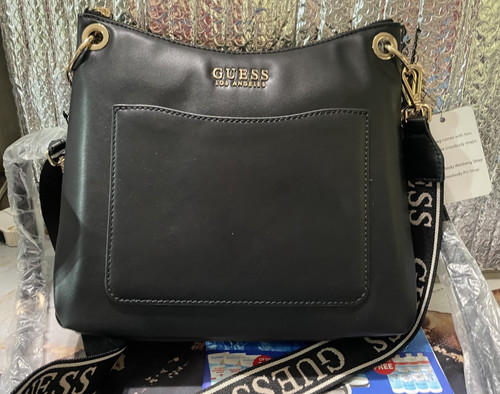 NWT 100% Authentic GUESS "Chucky" in Black Hand Shoulder Crossover bag