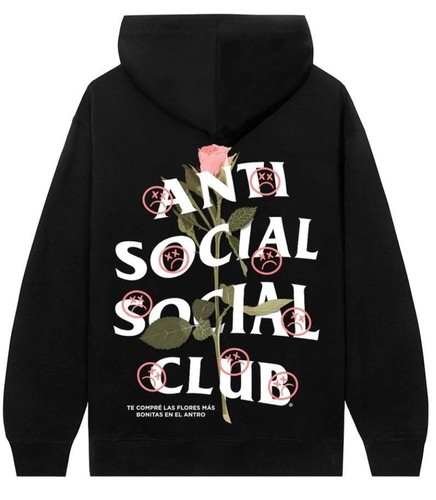 Anti Social social Club Sad Boyz (Junior h) Hoodie XL ROSE