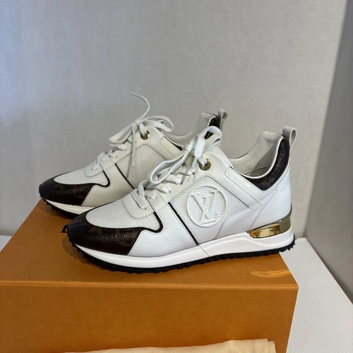 Louis Vuitton Run Away Sneaker White/ Monogram women 5.5