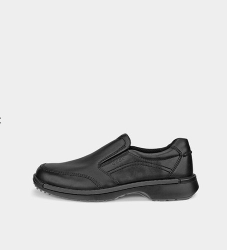 ECCO Men's Fusion Black Leather Loafer Slip On 500144 Shoe EU 41 Size 7   7.5 US