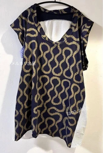 Vivienne Westwood Worlds End Squiggle Shirt Cutsew Asymmetrical S Unisex Rare