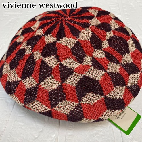 Vivienne Westwood Hunting Hat Beret Orange × Brown Men's Fashion Collection
