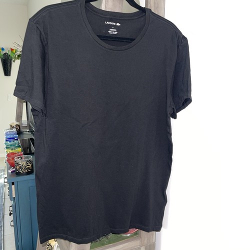 Lacoste Underwear Men's Essentials Regular Fit Crew Neck T Shirt Size M