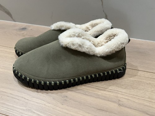 Ilse Jacobsen Hornbaek Slippers Faux Fur Lining Shoes Brown Size EU 39