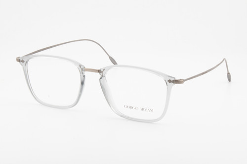 Giorgio Armani AR7147 5634 Male Rectangular Glasses Frames Matt Grey 51mm