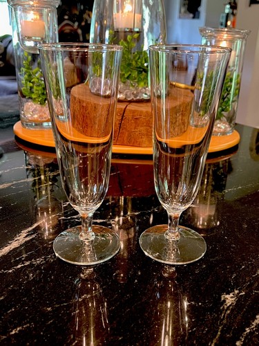 SET OF 2 Libbey 8425 Citation 12 Oz Pilsner Glass Vintage New Old Stock