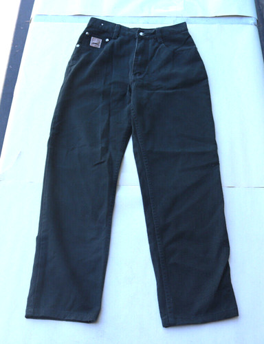 Pantaloni Couture Vintage Rari Gianni Versace Verde Denim 100% Cotone 29x32