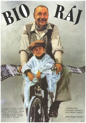 NUOVO CINEMA PARADISO Original UNIQUE Czech movie poster 1988 GIUSE TORNATORE