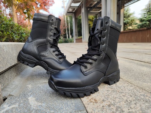 RENS ORIGINAL Surplus Original Chinese Army 21 Type Cowhide Combat Boots