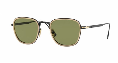 Persol Sunglasses PO5007ST 80084E 47 Black Gold Gr Lens