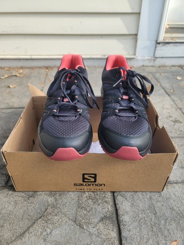 Salomon Blackstonia Women's Hiking Shoes Black Contragrip Trail Size: 10