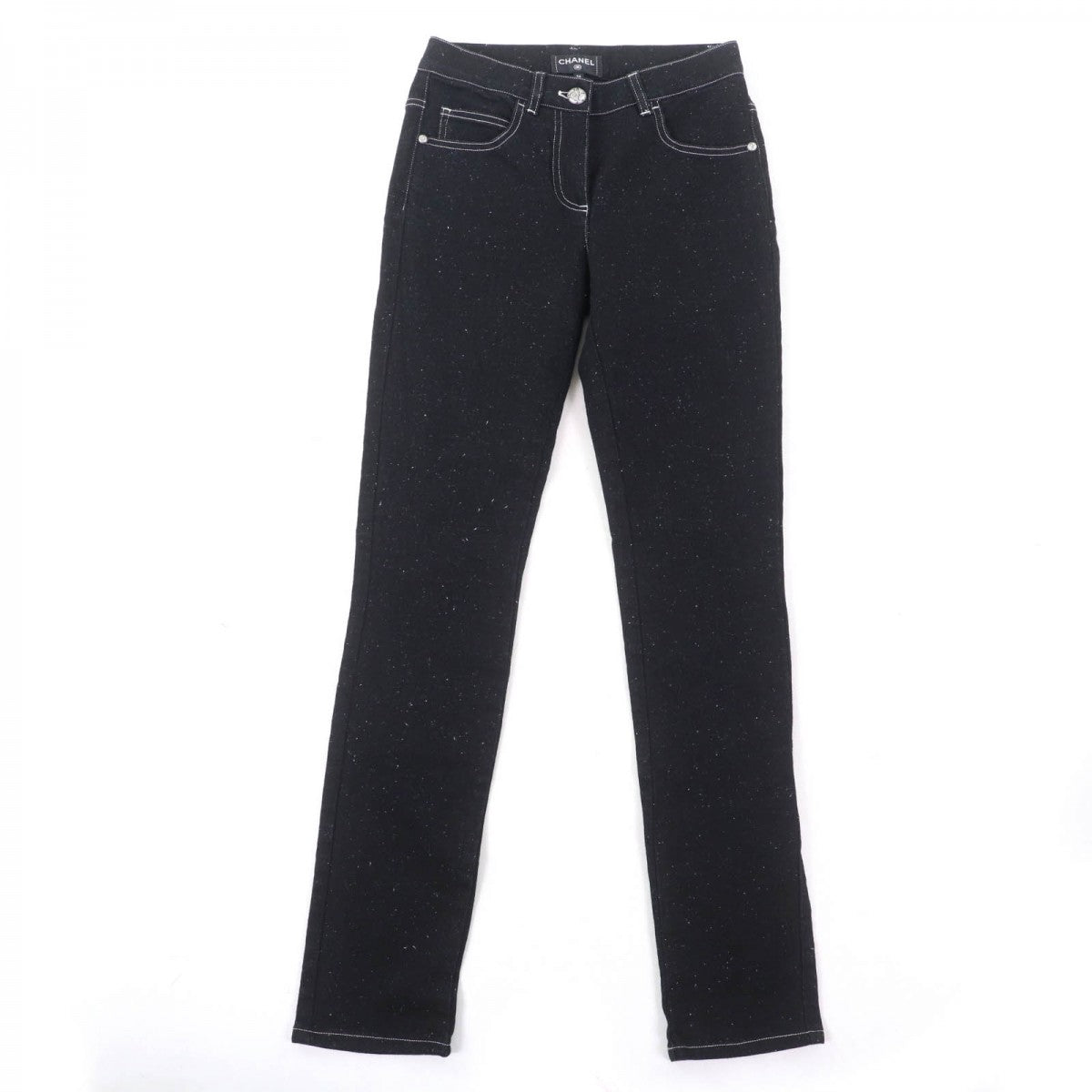 CHANEL Denim pants P57577V43699 cotton black 34