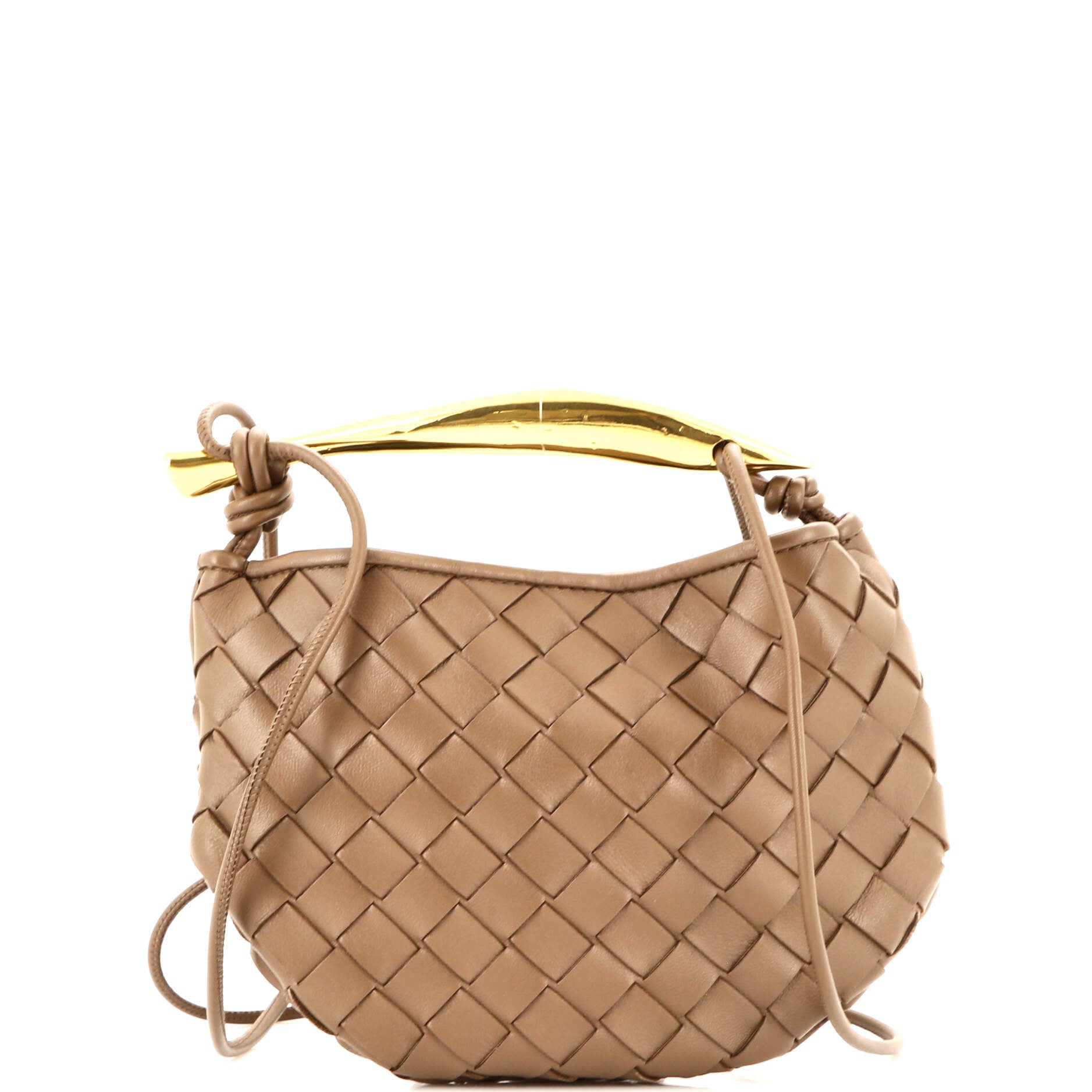 2860 Sardine Top Handle Bag Intrecciato Nappa Mini