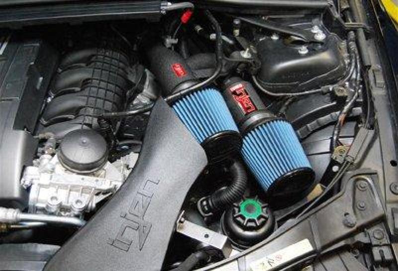 Injen 07 09 335i E92 / 08 09 135i E82 3.0L L6 Twin intake Wrinkle Black Short Ram Intake
