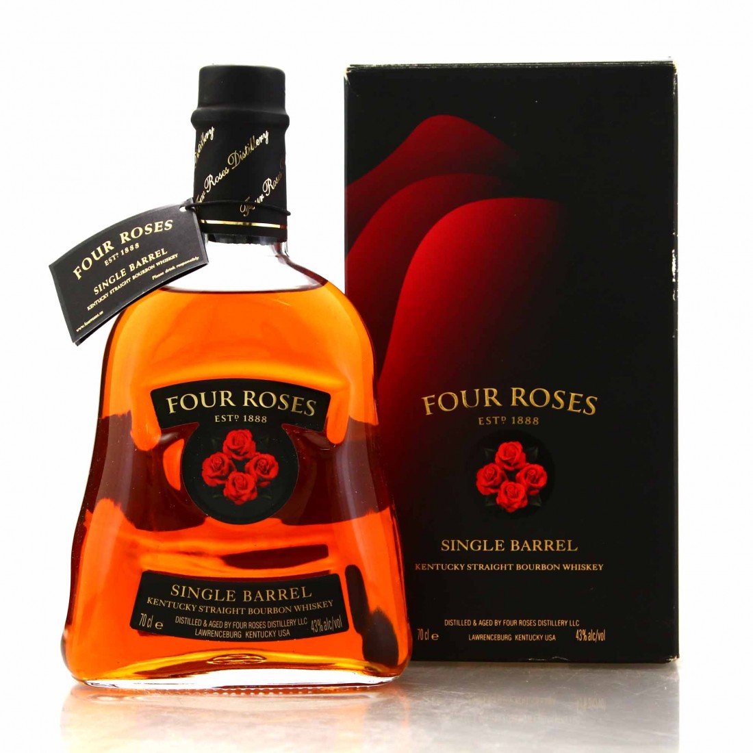 OLD SPIRITS COMPANY Four Roses 7+YO Single Barrel Kentucky Straight Bourbon Whiskey   Bottled 2008 (43%, 70cl)