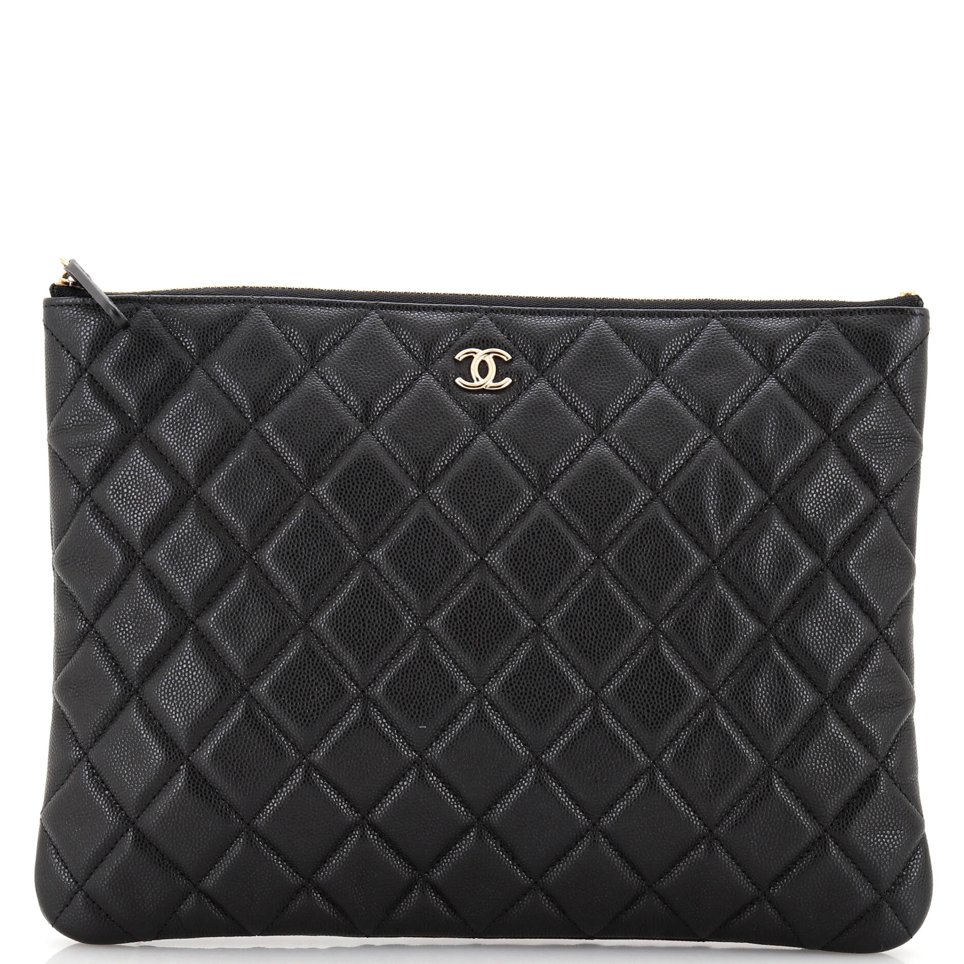 2860 O Case Clutch Quilted Caviar Medium