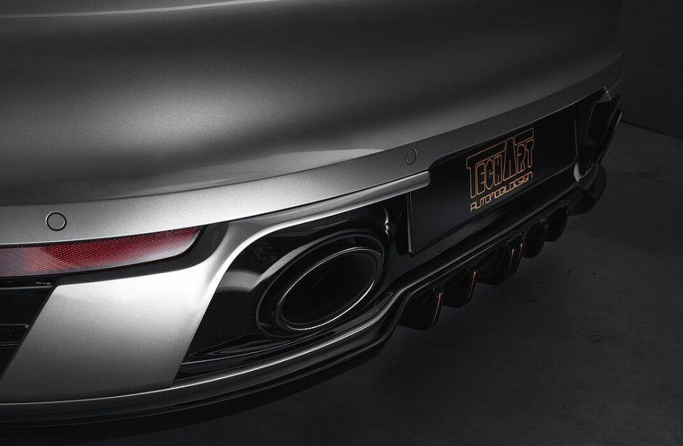 TECHART Standard Rear Bumper Multi part Diffuser Porsche 992 Carrera & Targa