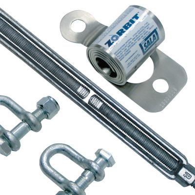 3M™ Zorbit Energy Absorber Kits, Up to 60 ft Lifeline, Shackles/Fasteners/Turnbuckle, 7401032