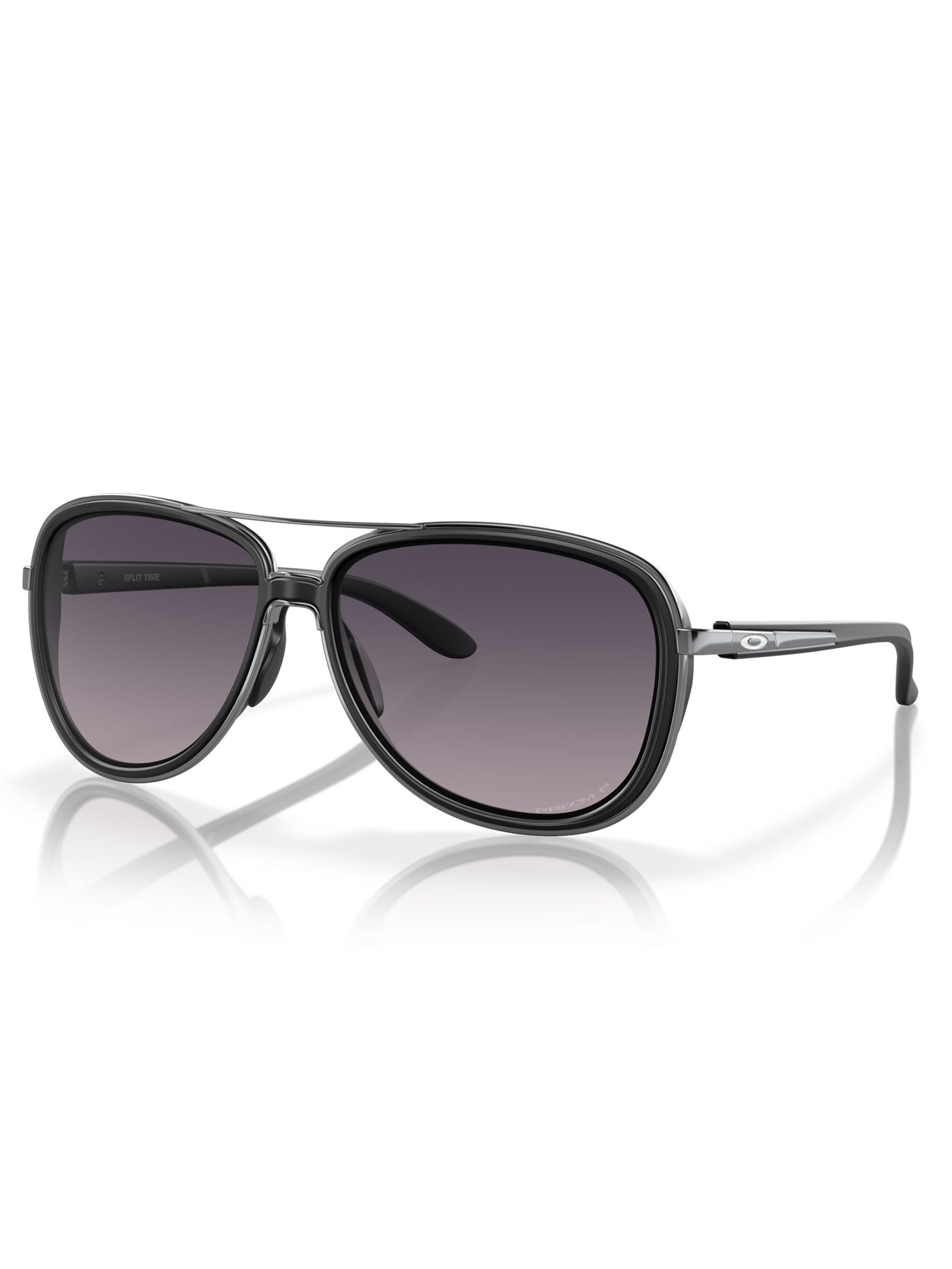 OAKLEY Split Time Velvet Black Prizm Grey Gradient Sunglasses