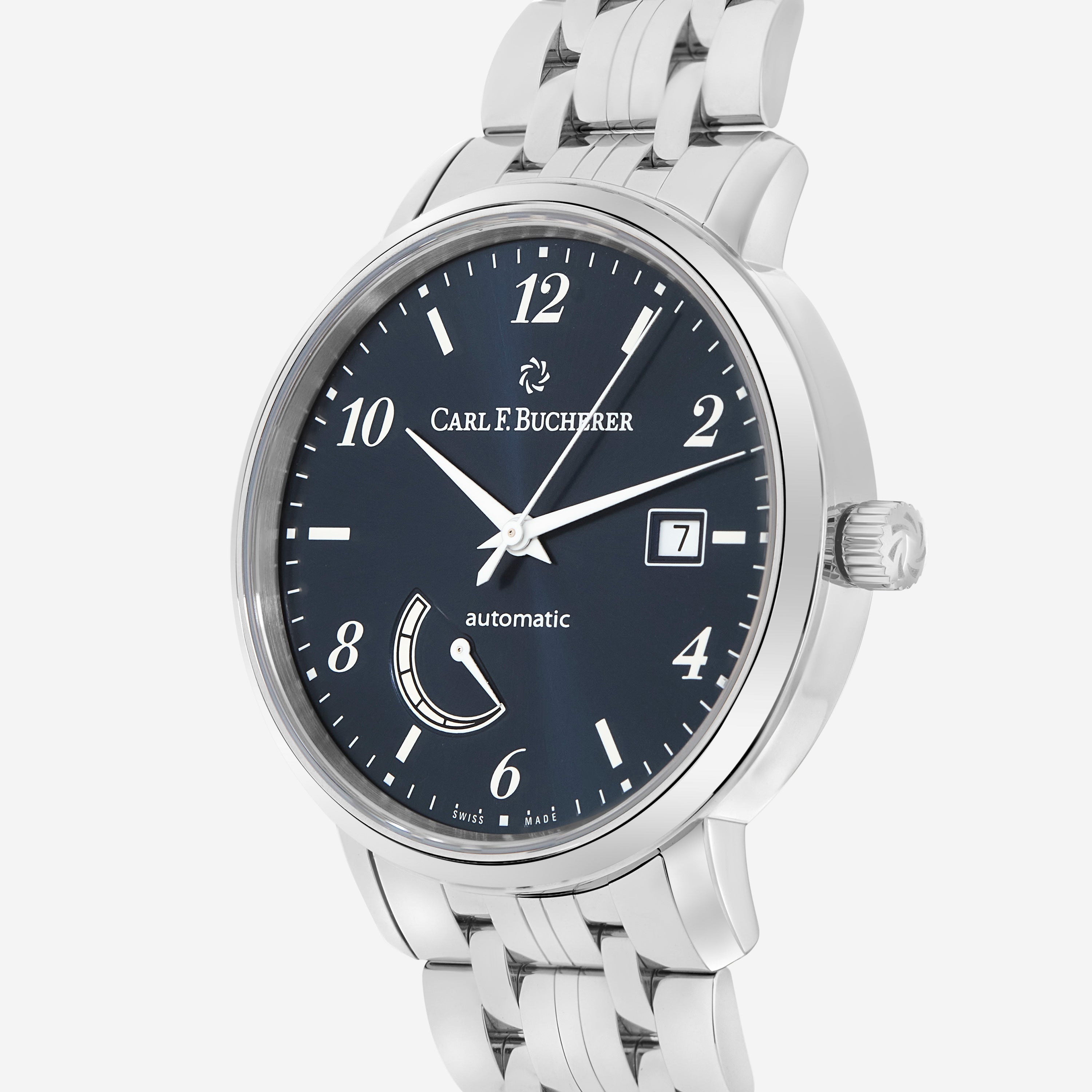 2622 Carl F. Bucherer Adamavi Classic Stainless Steel Date Men's Automatic Watch 00.10323.08.56.21