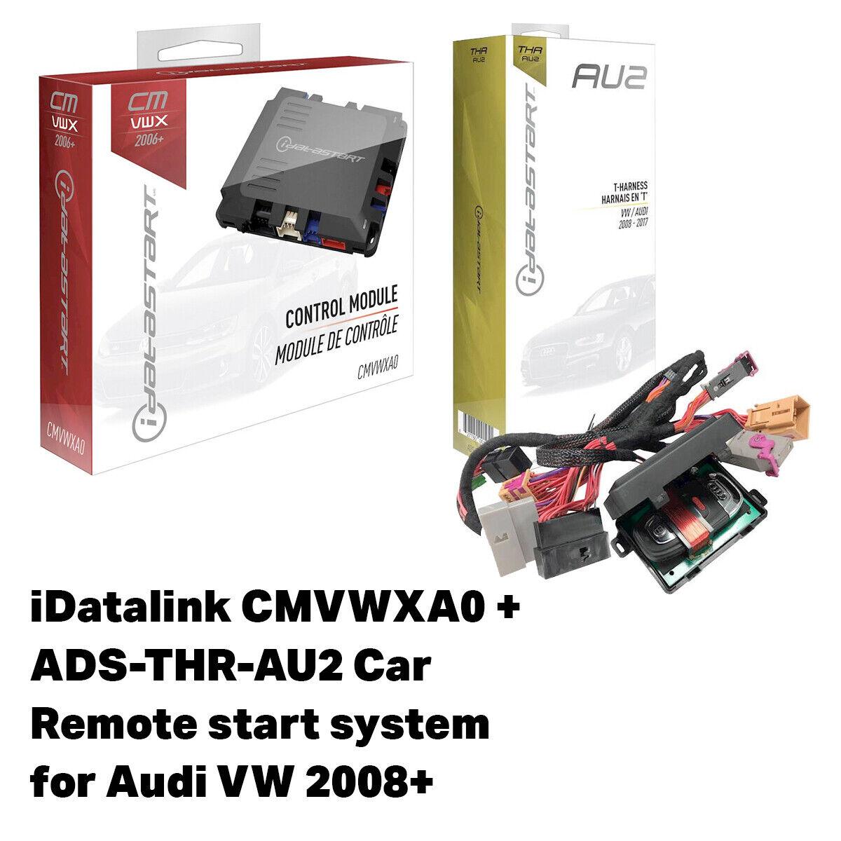 IDATALINK iDataStart ADS THR AU2 + FT DC3 LC T Harness For Select Audi & Volkswagen Vehicles 2008 2018