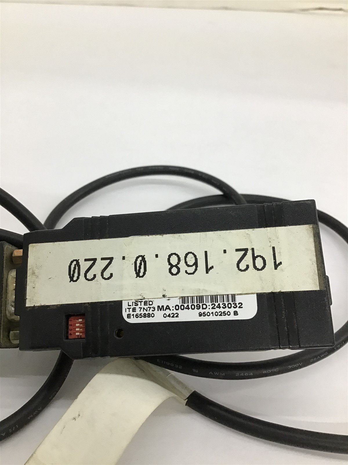 BME BEARINGS AND SURPLUS COGNEX DVT CON ETS 7973 Ethernet to Serial Converter