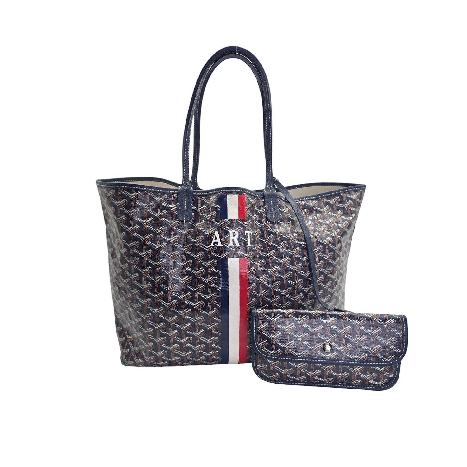 Goyard Goyardine Saint Louis PM w  Pouch