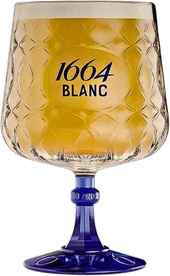 Kronenbourg 1664 Blanc HALF Pint Glass 2025 Design